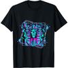 König Tut und ägyptischer Pharao mit Vaporwave und Retrowave T-Shirt