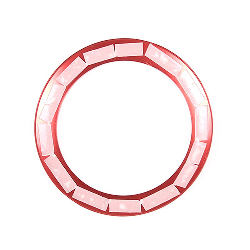 For INEOS Grenadier 2020-2025 Aluminum Alloy Red Car Center Console Compass Decorative Ring Car Interior Accessories