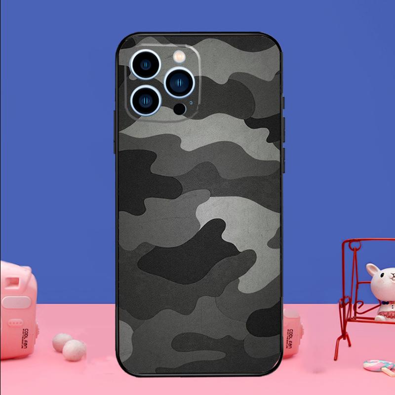 Militär Armee Camouflage Handyhülle Für iPhone 17 16 15 13 11 12 14 Pro Max mini 15 16 Plus 16e 17 Air Bumper Hülle