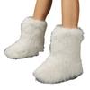 2025 New Europe and The United States in The Tube Hair Boots Foreign Trade Large Size Winter Warm Sleeve Snow Boots Women