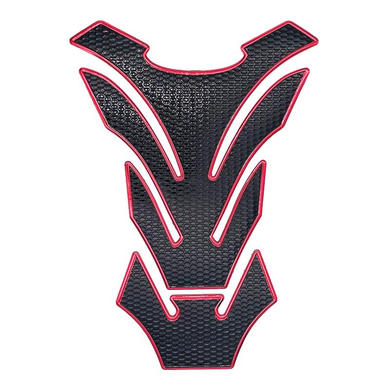 Motorcycle Accessories 3D Fishbone Sticker Fuel Tank Decorations Scratch Covering Decals Hot Sell Black Red Motorbike Stickers