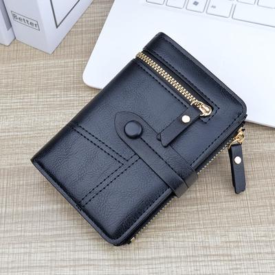Uomo Donna Moda Portafogli Corti Hasp Porta Carte Patente Porta Monete Portafoglio