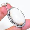 Natural Orange Scolecite Gemstone 925 Sterling Silver Jewelry Pendant 2.29" ZS-447