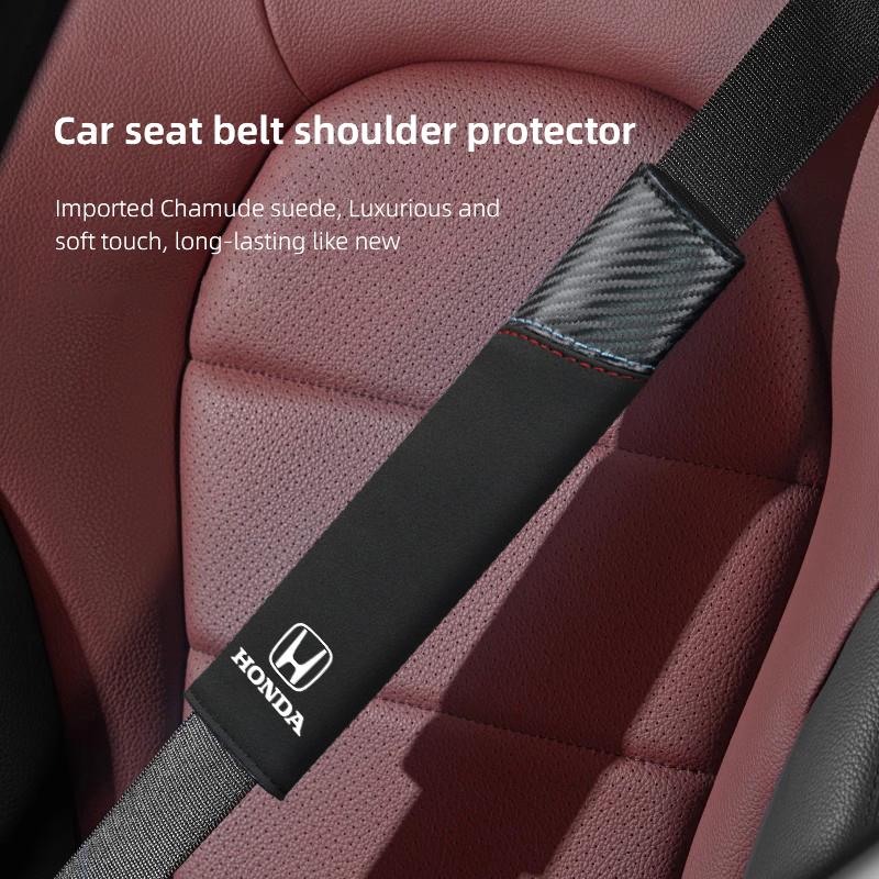 Car Seat Belt Protective Shoulder Cover Auto Accessories For Honda Civic Fit Jazz Accord Pilot CRV Odyssey Passport City Shuttle
