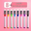 Magnetic Erasable Whiteboard Marker: Water-Based Colored Pen for Children, Crayon & Paintbrush for Drawing and Teaching.