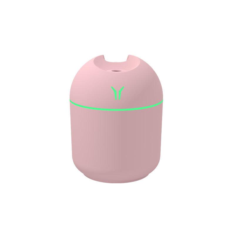

1PC 250ML Міні-розпилювач ароматичних олій USB-розпилювач ефірних олій Електричний зволожувач повітря зі світлодіодною нічною лампою для домашнього столу спальні автомобіля рожевий