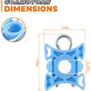 3509416 Window Regulators Sliding Pivot, 10PCS Sliding Jaw Window Regulator with Clips Fit for Volvo 740 960 S60 S80 S90 XC70 XC90