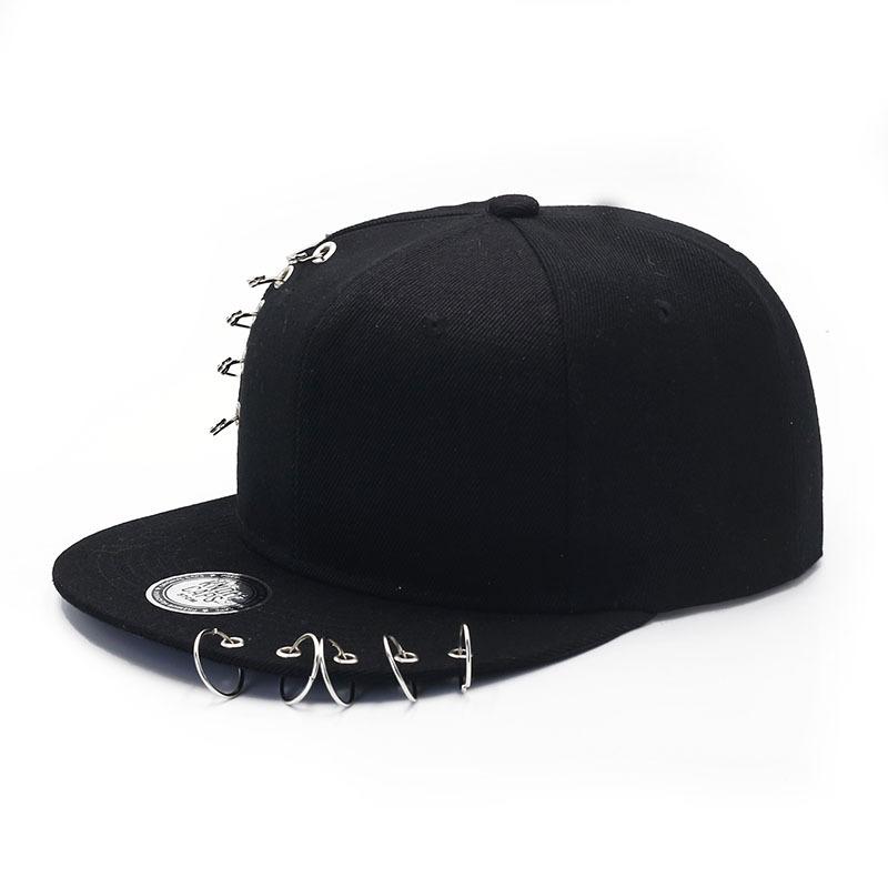 Street Hipster Pin Tie Hoop Hip Hat Male and Female Personality Versatile Baseball Cap Hip Hat Punk