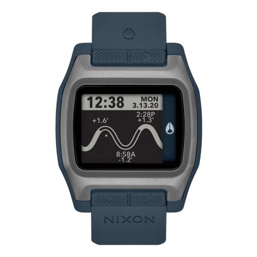 NIXON High Tide Shock-Resistant Digital Watch for Men and Women (Dark Slate)