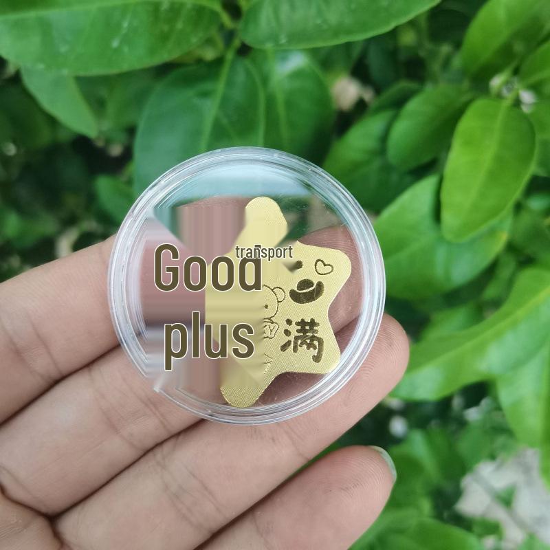 Gold 999 Leaf Phone Sticker: Wealth-Attracting Back Sticker, Ideal Birthday Gift
