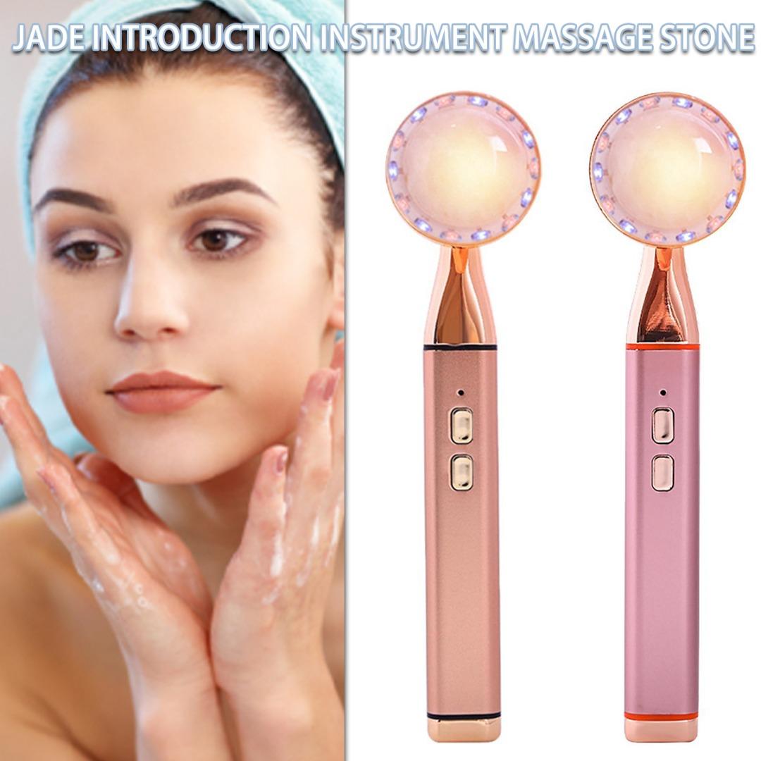 

Электрический нефритовый массажер для лица PDTO 3 в 1 для инструментов для ухода за кожей лица и подтяжки