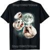 Funny Maltese Dog Lover Cute Photo T Shirts Unisex Women Pure Cotton Humor Streetwear Tee Shirt Short Sleeve Unisex Loose Clothing