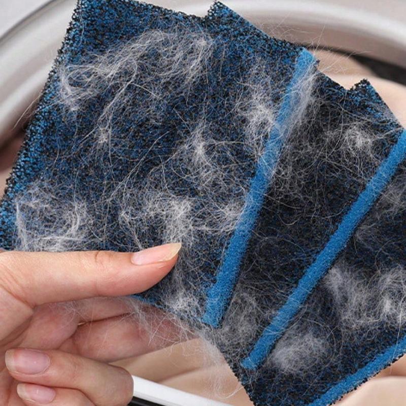 Quick Pet Hair Removal, Reusable Household Cleaning Sponge, Anti- Laundry Washing Sponge Cube, Suitable For Washing Machines