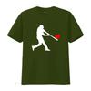 Baseball Funny Valentine T Shirt for Soft Cotton  vintage Washed Slightly Top For Everyday Wear homme graphic Breathable