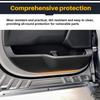 Door Anti-Kick Pad For Ford F-150 2021 2022 2023 2024 2025 LHD RHD Car Leather Carbon Mat Trim Accessories.