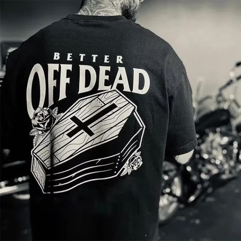 2025 Summer New trendy dark punk skull print Tshirt loose and fashionable cotton shortsleeved streetwear for men and women