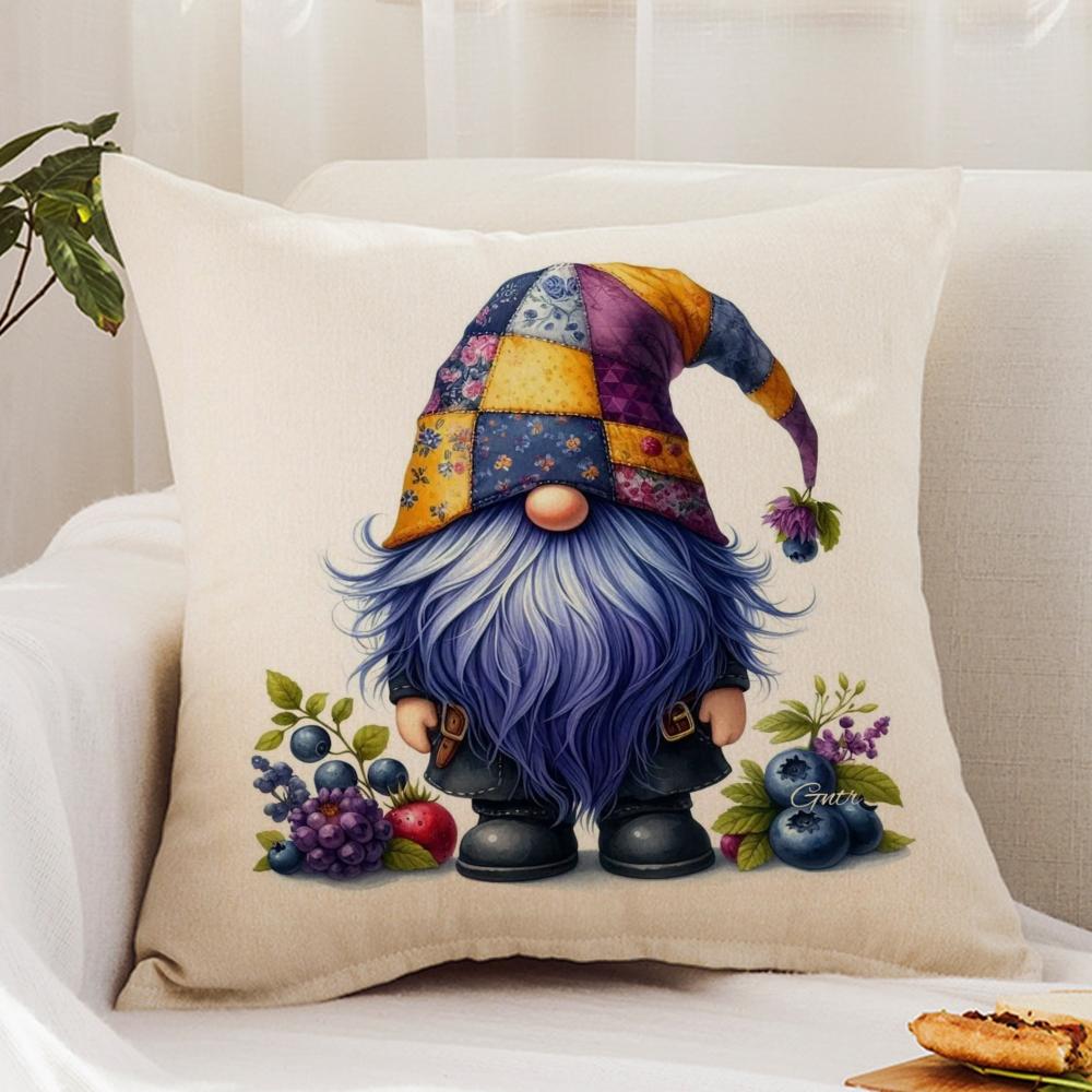 cartoon E-Everyday G-GnomesS Cushion Cover Premium Comfort Reversible Pillow Cover - Dual - Use Design for Home & Car