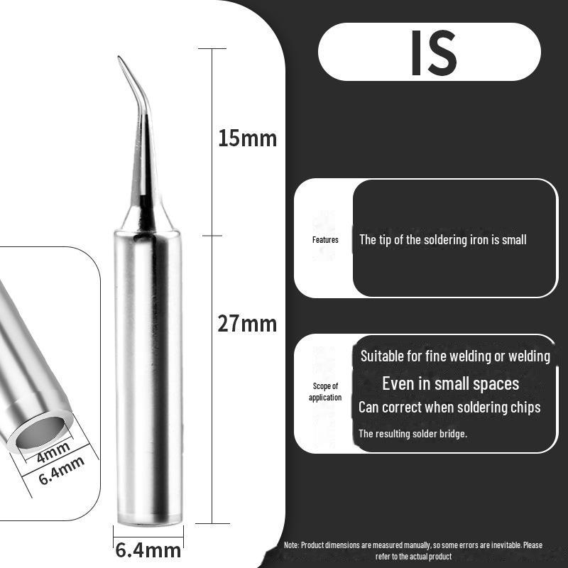Soldering Iron Tips: K-Type, Knife, Horseshoe, I-Tip, Internal Heat B-Tip, 936 Series, 900 Pointed.