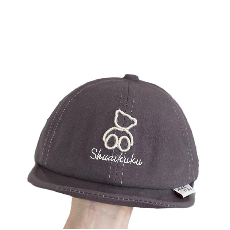 1 Piece Toddler Boy Baseball Cap Korean Fashion Simplicity Style Peak Cap for Little Boy Spring Summer Travel Sunshade Hat