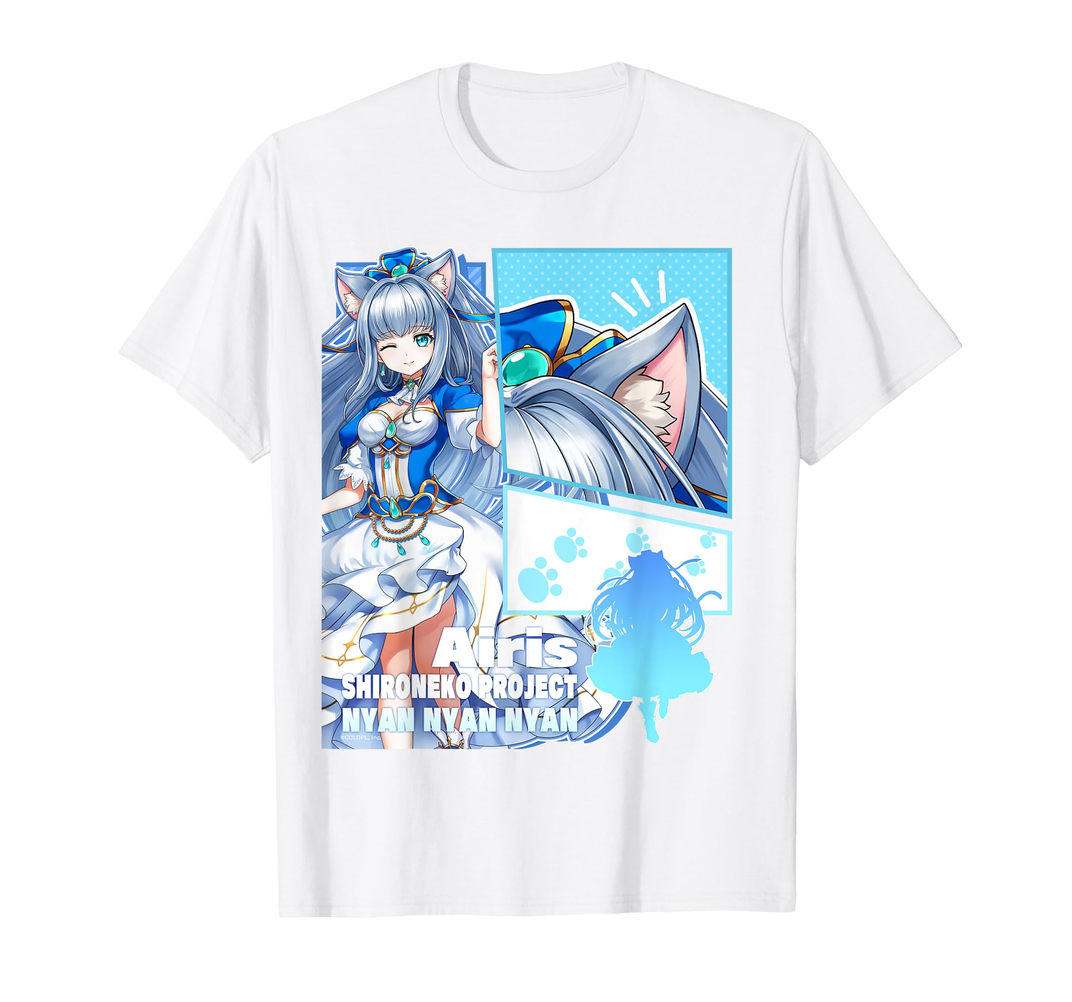 

Shironeko Project Nekomimist COMIC (Iris) Style. T-shirt
