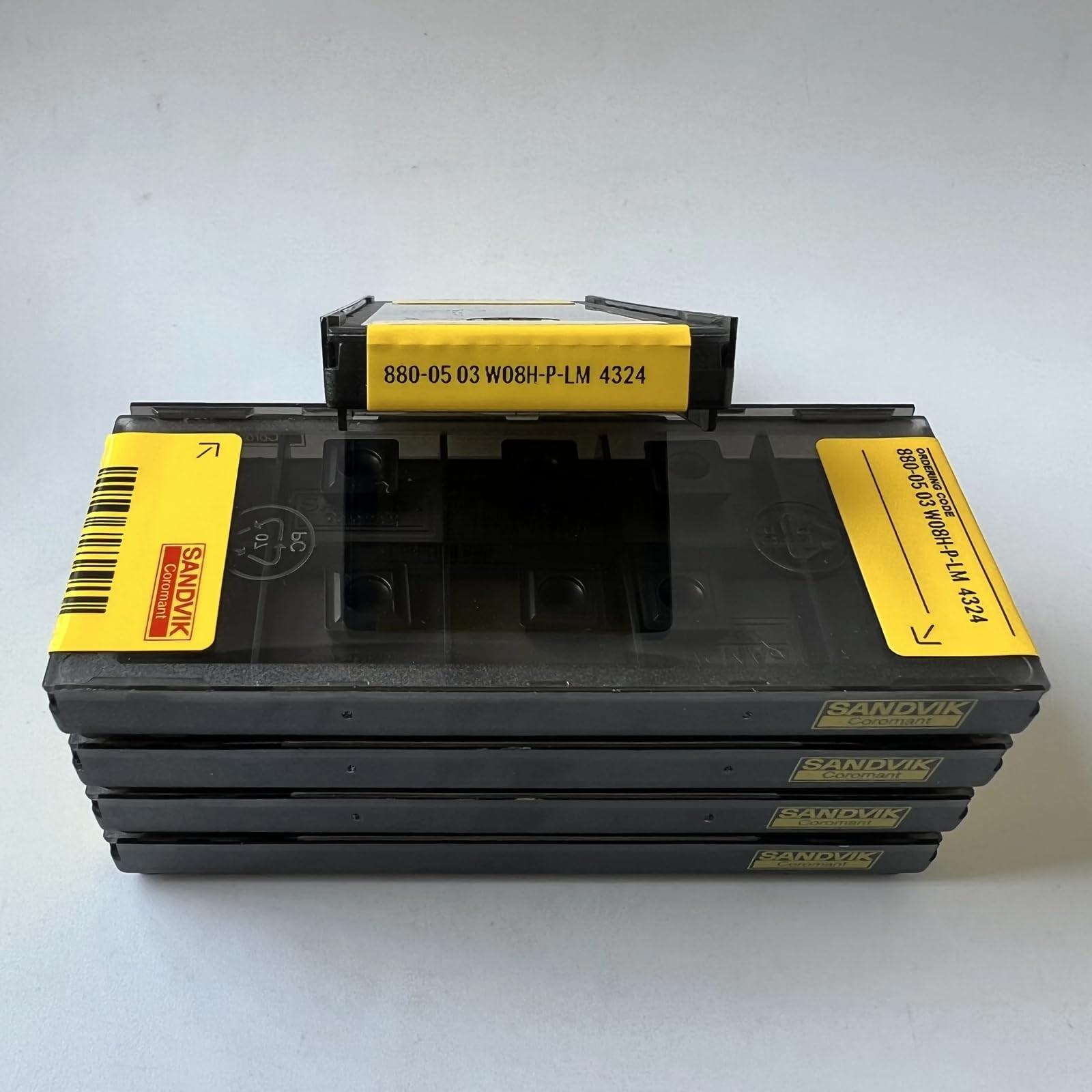 

Original Sandvik / 880-0503W08H-P-LM 4324 CNC lathe carbide blade tool 10 Pcs