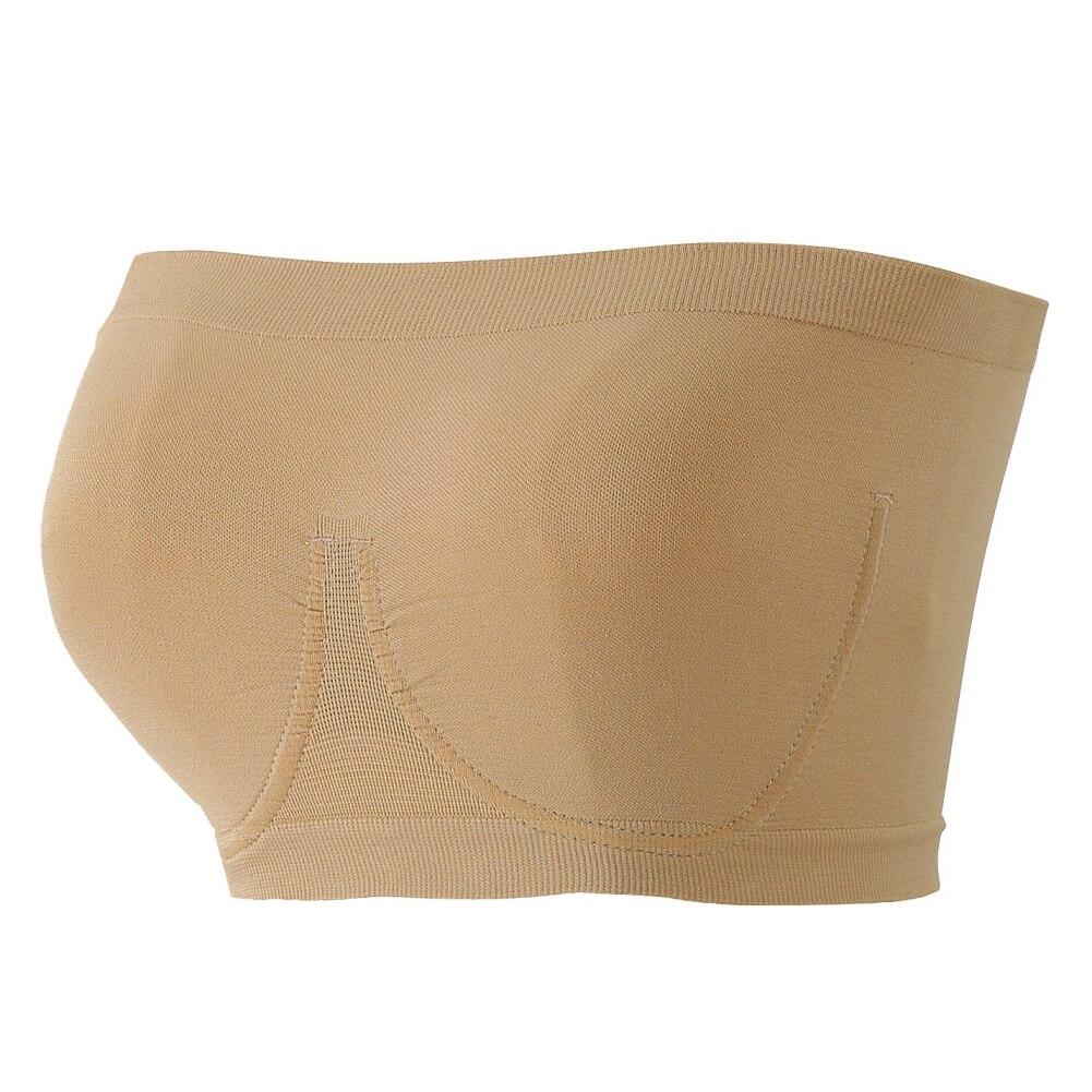 

Женский бюстгальтер-бандо без бретелек, бесшовные бюстгальтеры без косточек, женский эластичный бюстгальтер-бандо без подкладок, укороченный топ-бюстгальтер-бандо S