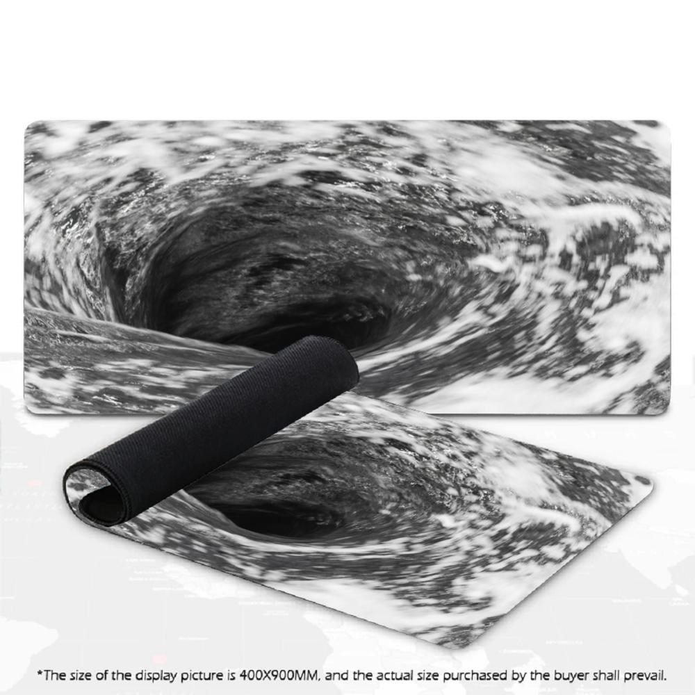 Black Hole Vortex Large Gaming Mouse Pad XXL Non‑slip Rubber Deskmat Computer Keyboard Mats Mausepad Gamer Home Office Desktop