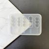 Easy To Clean Flexible Silicone Sphere Mold Baking Decoration Molds For Unique Resin Keychains And Ornaments