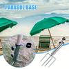 Outdoor Sun Umbrella with Ground Insert Stand - Beach, Fishing, Large Umbrella Fixing Accessories