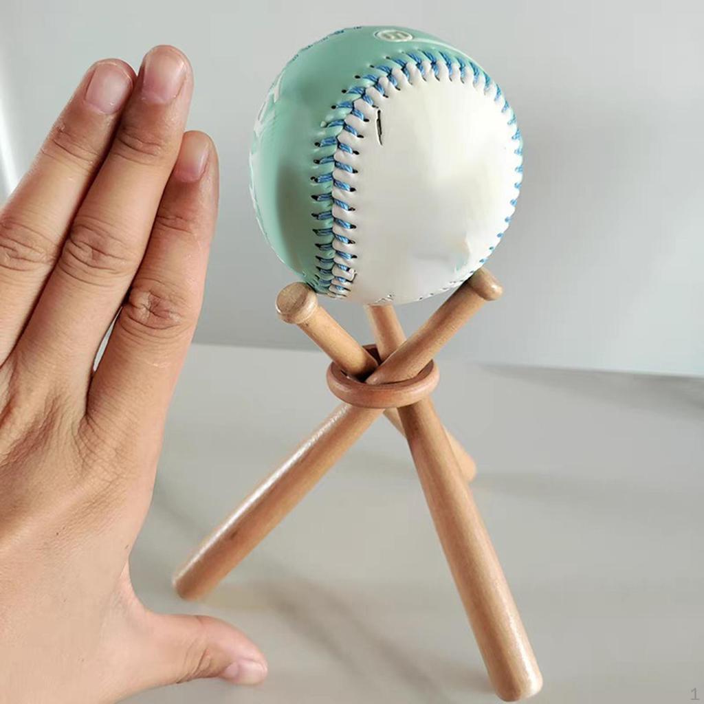 Baseball Holder Rack for Displaying Collectibles on Desktop