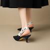 Sandals Women's Summer Word with Stiletto New Versatile Design Sense Niche Bag Head High Heels