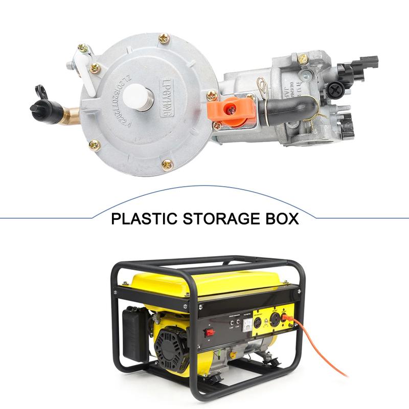 Dual Fuel Carburetor For GX200 160F 168F 170F Generator LPG- Conversion Kit 6.5HP 3500W Gasoline- Engine Parts Accessories