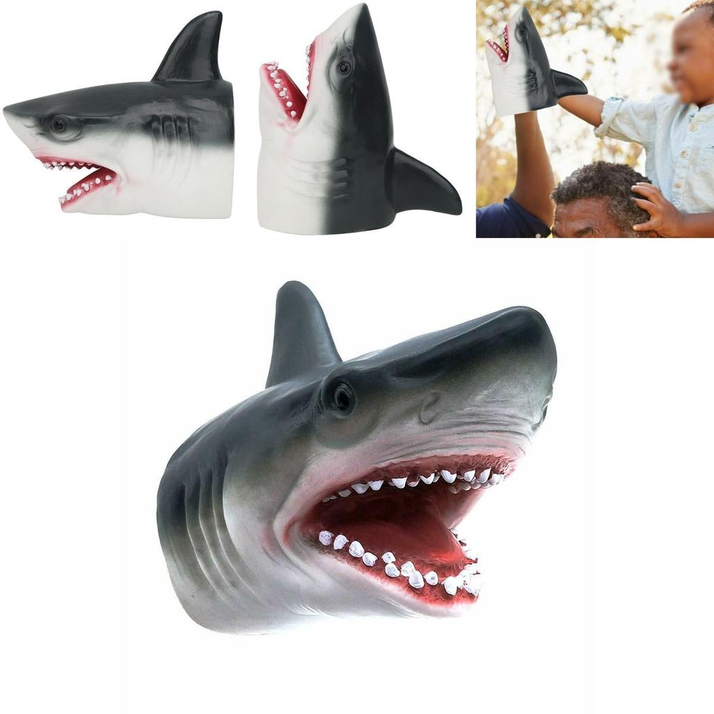 Premium Shark Head Hand Puppet Plush Toy For Kids Safe And Educational Fun