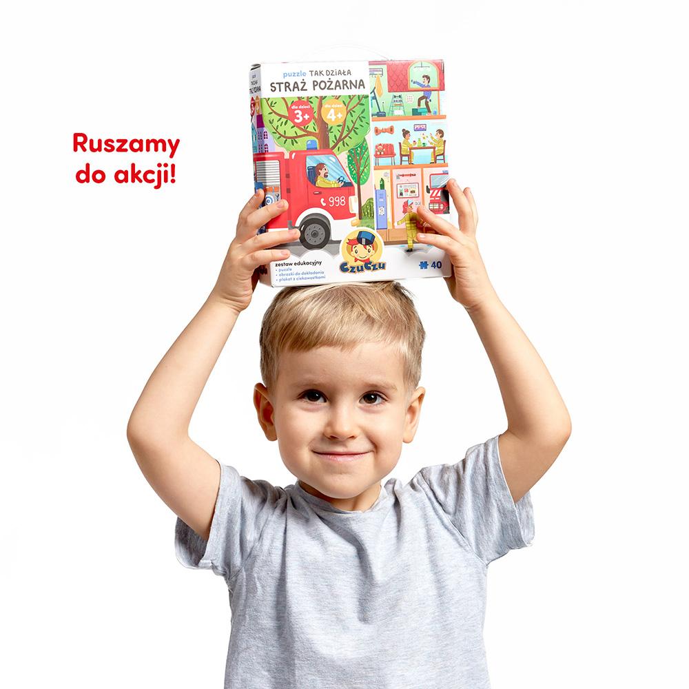 Puzzle Czuczu 40 El. Tak Działa Straż Pożarna