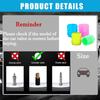 8Pcs Self-luminous Glowing Tire Valve Caps Night Glowing Tyre Valve Stem Cover  Night