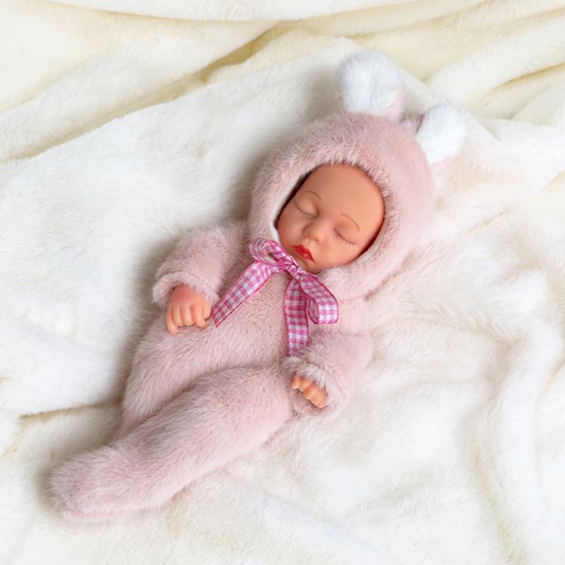7.8 Inch Reborn Dolls Mini Soft and Full Body Vinyl Doll 20cm Toys Cute Mini Reborn Handmade  Doll For Birthday Gifts Toys