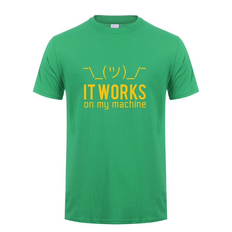 209 fiyatlarından başlayan Summer Men T Shirts Funny Geek It Works