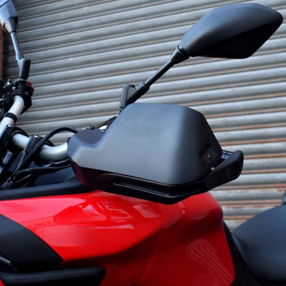 Motorcycle Handguard Extensions, Handguard Protectors, Windshield Handguards for the Tracer 9, Tracer 9 GT (2025, 2024, 2023-2021) [Parallel Import]