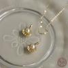 High Quality 925 Sterling Silver Plated 14K Gold Pearl Shell Necklace for Women Fashion Temperament Valentine's Day Jewelry Gift