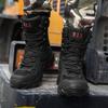 Stivali Militari Tattici Resistenti all'Usura Antiscivolo da Uomo - Scarpe da Montagna Desertiche Outdoor ad Alta Caviglia, Taglie Grandi.