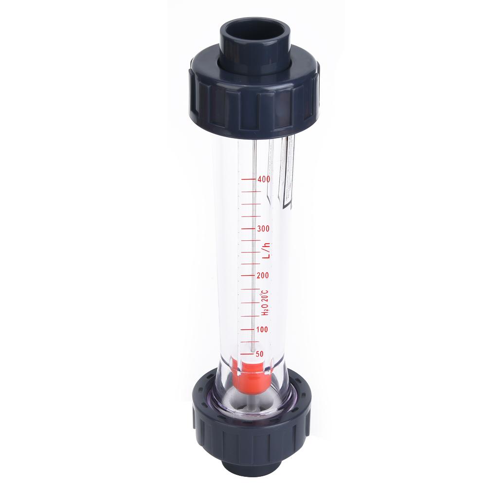 LZS 20 (D) ABS Plastic Tube Type Liquid Flowmeter High Accuracy Wate Flowmeter 40 400L H