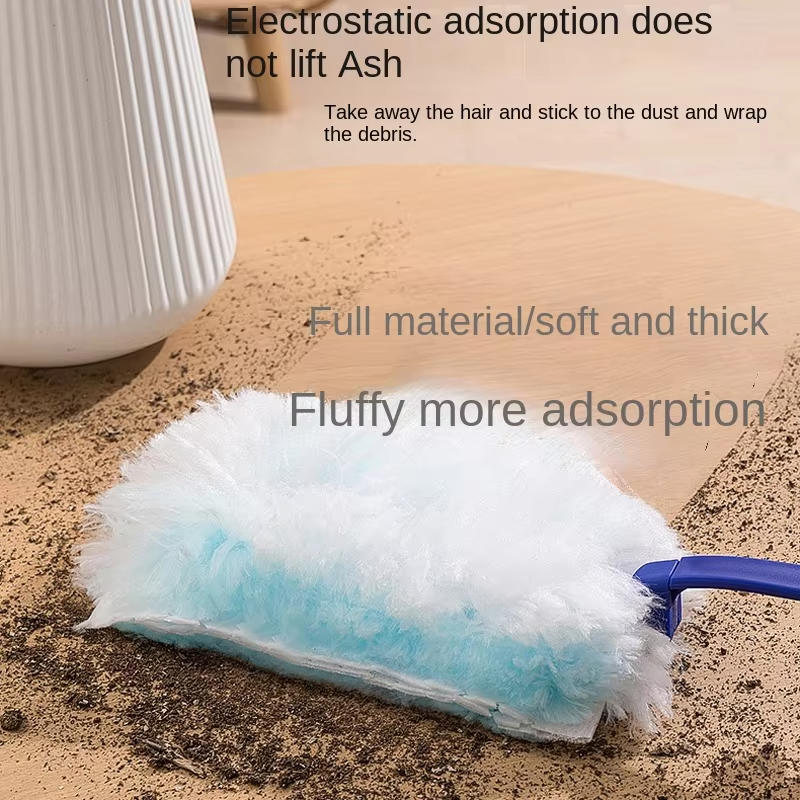 10/20 PCS Heavy Duty Duster Refills - Disposable Electrostatic Multi-Surface Replacement Head for Foldable Handle