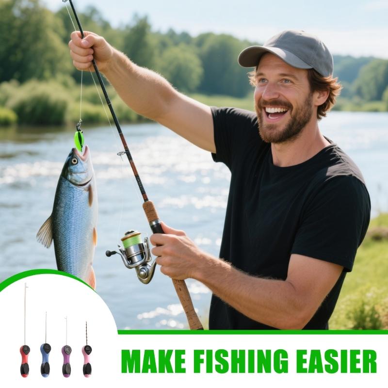 Baiting Rig Needle Stringer for Baits Hole Portable Fishing Splicing Needle Baits Boilie Drill Stringer Hook Needle