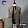 ROMON Men's Slim Fit Business Suit Set