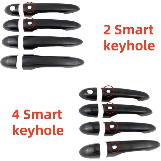 Compatible For Maserati Levante 2017 2018 2019 2020 2021 2022 2023 2024 Gloss Black Carbon Door Handle Covers Car Accessories Car Stickers(Carbon
