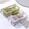 With 1000 Staples Office Binding Tools Transparent Paper Staplers Mini Stapler  Stationery