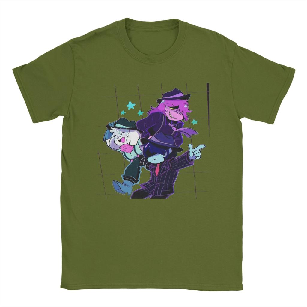 Deltarune Kris Susie Ralsei T-Shirts Men  Awesome 100% Cotton Tee Shirt Crew Neck Short Sleeve T Shirts New Arrival Clothes