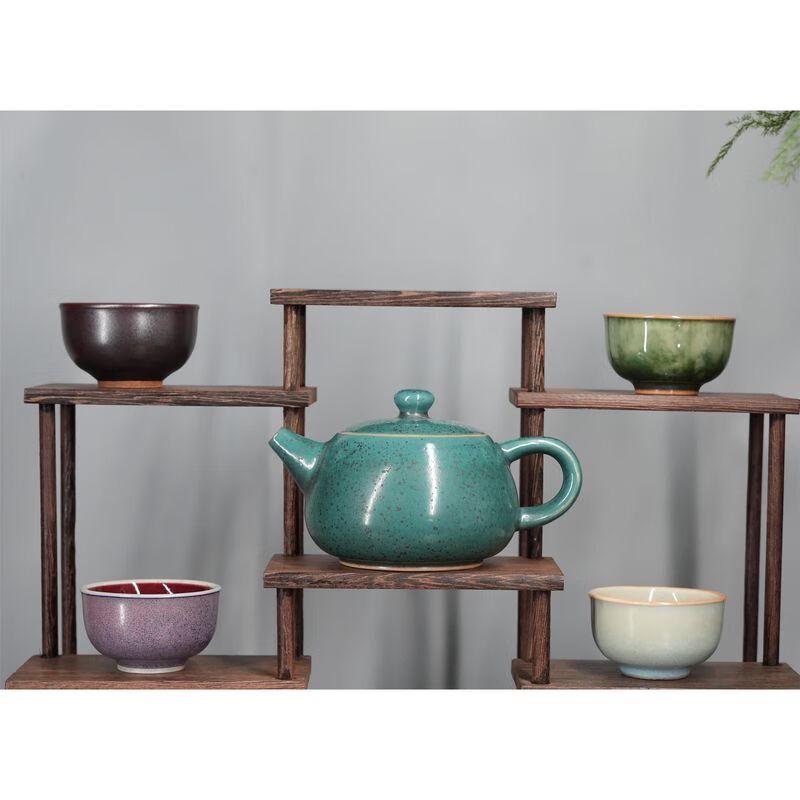 Handmade Jun Porcelain Teapot Set