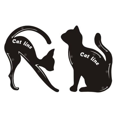 Jericoure - Ensemble de 2: Gabarit de Maquillage Oeil de Chat