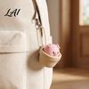 Portable Desk Toy Potted Pig Clicker with Bead Chain Clicky Button Fidget Finger for Stress Relief Backpacks School Bags Decor
